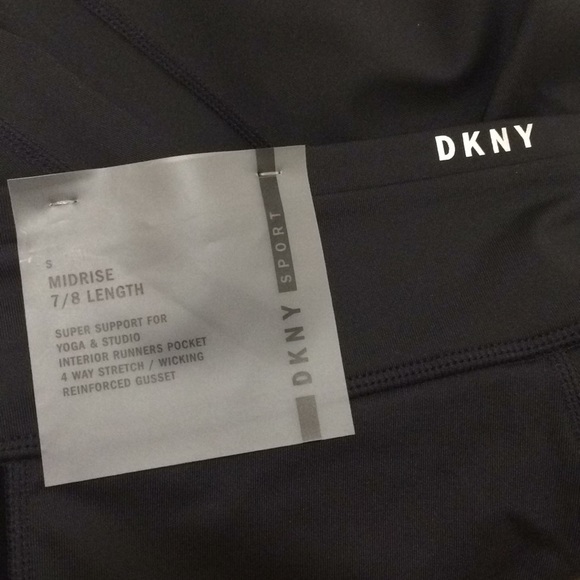 DKNY Sport Velvet-Stripe Ankle Leggings - Picture 5 of 8
